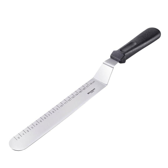 Spatula unghiulara inox 38 cm, cu gradatii cm - WESTMARK