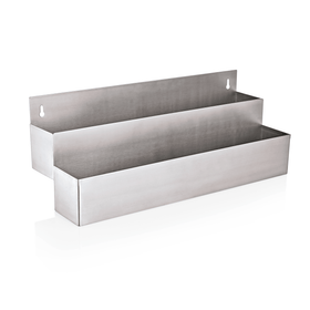 Speed rack inox dublu 2x6 sticle, 56x21xH25 cm cest suport pentru sticle de