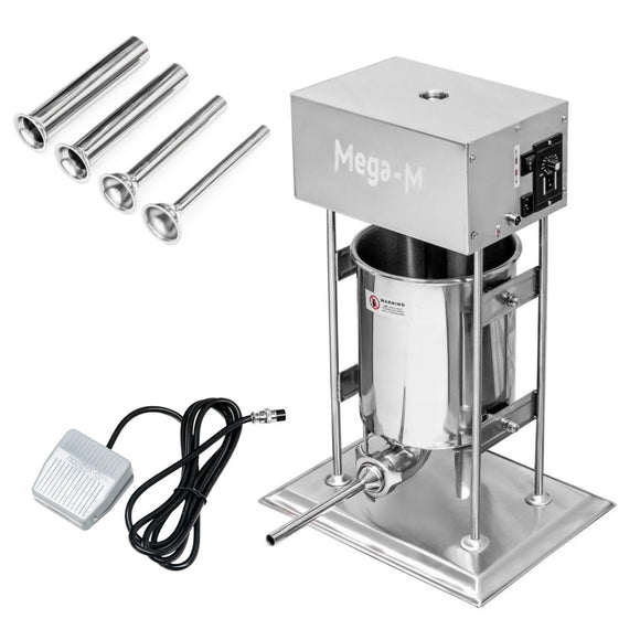 Sprit electrica Mega M pentru carnati salam, inox, capacitate 10L, 0.2 kW