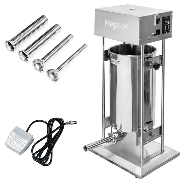 Sprit electrica Mega M pentru carnati salam, inox, capacitate 25L, 0.35 kW