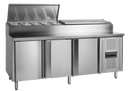 Saladeta frigorifica inox, 497 l, +2/+10C, 3 usi Tefcold – saladeta frigorifica inox pentru bucatarie profesionala si preparare salate