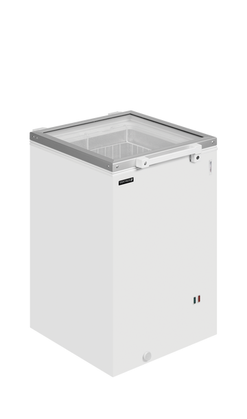 Congelator orizontal expunere alb ST160, 105 l, -24/-14C Tefcold – congelator orizontal pentru expunere inghetata in magazine si retail