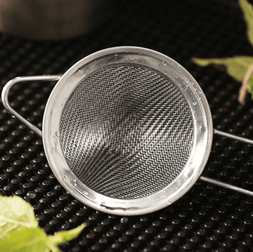 Strecuratoare conica inox pentru bar Ø 7.5 X 18 cm