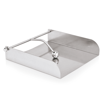 Suport inox pentru servetele, 20x20xH4,5 cm cu greutate
