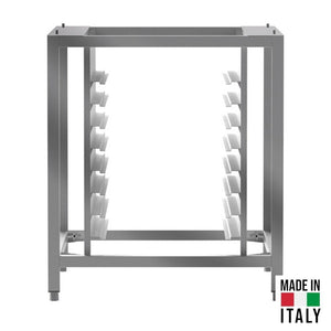 Suport pentru cuptor Tecnodom PS1595 cu port-tavi pentru 7 tavi (GN 1/1 / GN 2/3), H 95 cm - Made in Italy