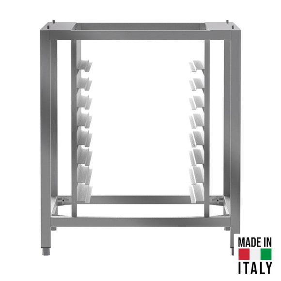 Suport pentru cuptor Tecnodom PS1595 cu port-tavi pentru 7 tavi (GN 1/1 / GN 2/3), H 95 cm - Made in Italy