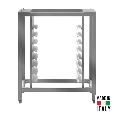 Suport pentru cuptor Tecnodom PS7595 cu port-tavi pentru 8 tavi (60x40 cm / GN 1/1), H 95 cm - Made in Italy
