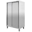 Dulap gastronomic de trecere 2 usi 80x50x180 cm inox-3