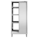 Dulap gastronomic de trecere 2 usi 80x50x200 cm inox-1