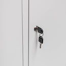 Dulap BHP pentru haine angajati 3 usi S-90 cm-2