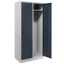 Dulap BHP vestiar 2 usi S-80 cm gri/front grafit-7