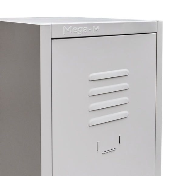 Dulap BHP pentru haine 1 usa S-36 cm gri