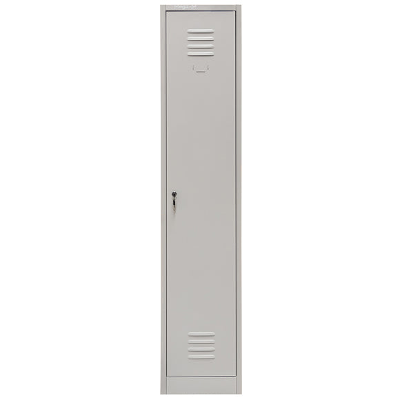 Dulap BHP pentru haine 1 usa S-36 cm gri