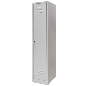 Dulap BHP pentru haine 1 usa S-36 cm gri