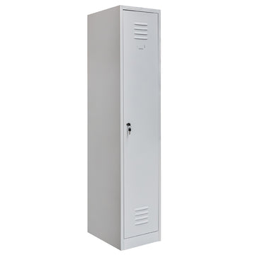 Dulap BHP pentru haine 1 usa S-36 cm gri - 0
