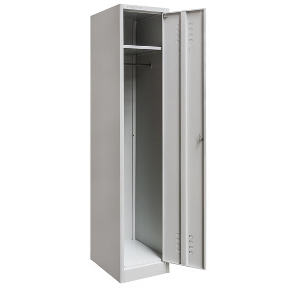 Dulap BHP pentru haine 1 usa S-36 cm gri