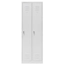 Dulap BHP pentru haine 2 usi S-60 cm gri-1