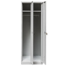 Dulap vestiar metalic 2 usi, latime 60 cm gri - LIVRARE PE PALET-2