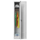 Dulap vestiar metalic 2 usi, latime 60 cm gri - LIVRARE PE PALET-4