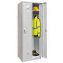Dulap vestiar metalic 2 usi, latime 60 cm gri - LIVRARE PE PALET-6