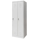 Dulap BHP pentru haine 2 usi S-60 cm gri-8