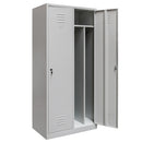 Dulap vestiar metalic 2 usi, latime 80 cm gri - LIVRARE PE PALET-8