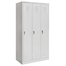 Dulap BHP pentru haine angajati 3 usi S-90 cm-11