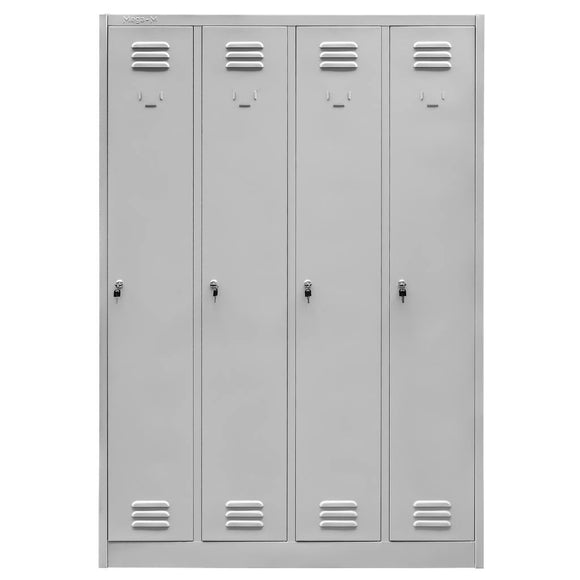 Dulap vestiar BHP pentru angajati 4 usi S-120 cm