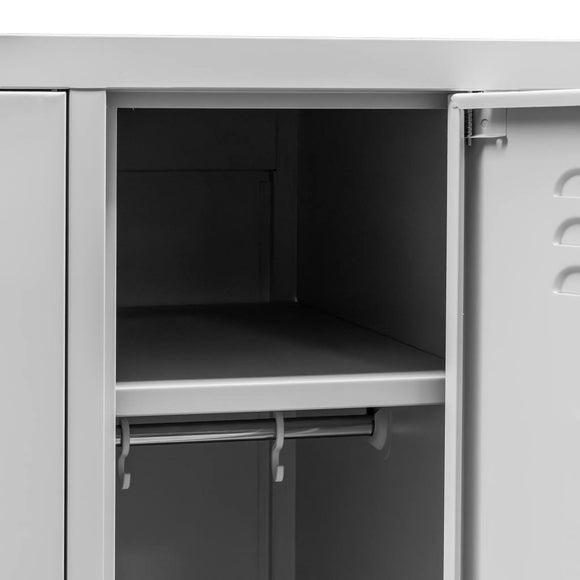 Dulap vestiar BHP pentru angajati 4 usi S-120 cm