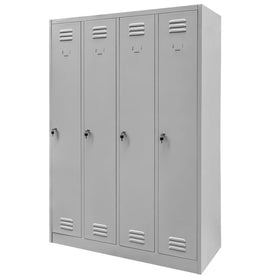 Dulap vestiar BHP pentru angajati 4 usi S-120 cm