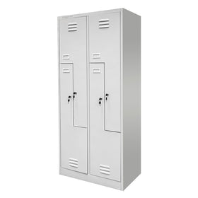 Dulap BHP pentru haine tip L 4 usi S-80 cm