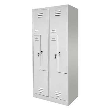 Dulap BHP pentru haine tip L 4 usi S-80 cm
