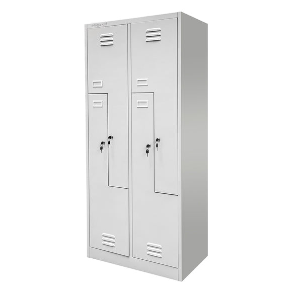 Dulap BHP pentru haine tip L 4 usi S-80 cm