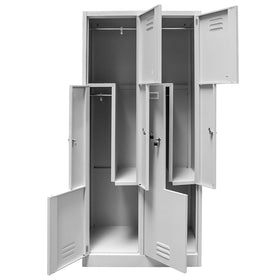 Dulap BHP pentru haine tip L 4 usi S-80 cm - 0