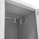 Dulap vestiat metalic 4 usi tip L,  latime 80 cm gri -  LIVRARE PE PALET-7