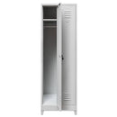 Dulap vestiar BHP pe baza cu picioare 2 usi S-60 cm gri-3