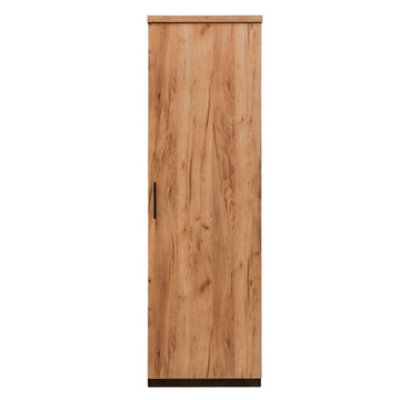 Dulap de birou pentru biblioraft 60x40xH200 cm, stejar kraft/negru, imagine 2