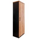 Dulap de birou pentru biblioraft 60x40xH200 cm, stejar kraft/negru, imagine 4