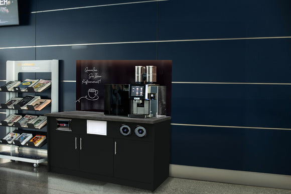 Dulap sub espressor cafea H-92 cm L-154 cm G-60 cm negru