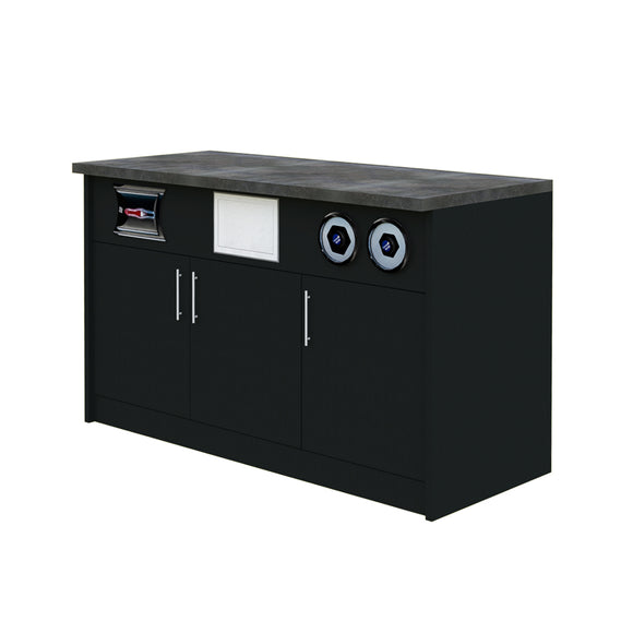 Dulap sub espressor cafea H-92 cm L-154 cm G-60 cm negru