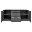 Dulap mobil pentru espressor cafea H-87 cm L-184 cm G-76 cm antracit-6