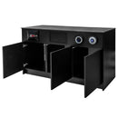 Dulap pentru espressor cafea Slim-Line cu blat inchidere Tip-on H-92 cm L-154 cm G-60 cm negru-5
