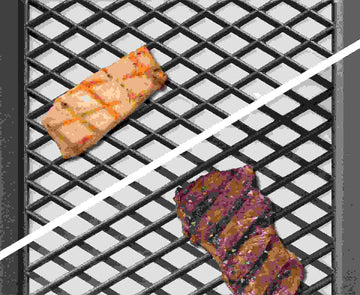 Tava tip gratar RATIONAL, striatii romb striatii drepte, GN 11, teflonat
