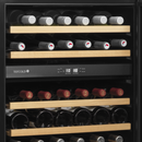 Vitrina racitor vin negru inox TFW170-2FCP detaliu Tefcold – vitrina racitor vin cu zone de temperatura separate pentru restaurant si wine bar