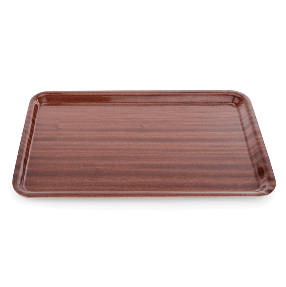Tava servire lemn laminat aderenta, 45 x 34 cm