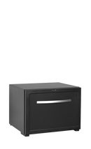 Sertar minibar hotel negru TM45, 45 l, +5/+12C, 1 usa Tefcold – sertar minibar incastrabil pentru camere hotel, silentios si eficient energetic