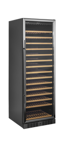 Vitrina racitor vin negru inox TFW400-2CP, 350 l Tefcold – vitrina racitor vin cu zone de temperatura separate pentru restaurant si wine bar