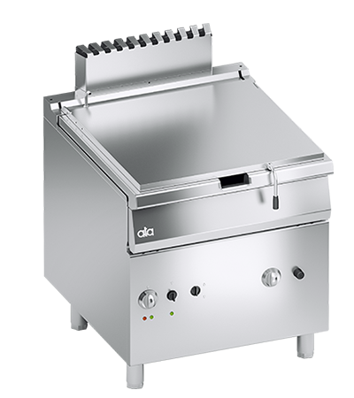 Tigaie basculanta brasiera pe gaz, 80 Litri, basculare motorizata, 23 kW