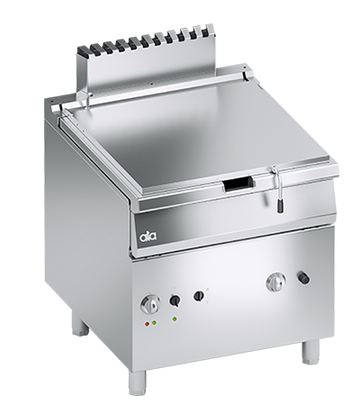 Tigaie basculanta brasiera pe gaz, 80 Litri, basculare motorizata, 23 kW