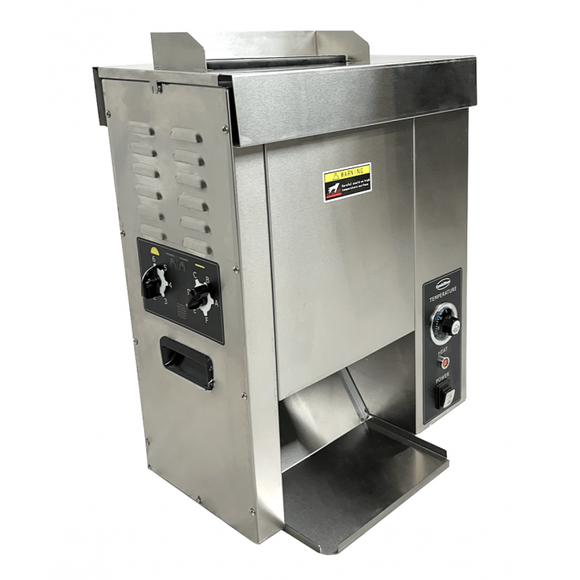 Tostiera verticala pentru chifle hamburger, 360 chifleora, 2 kW Acest prăjitor de pâine este